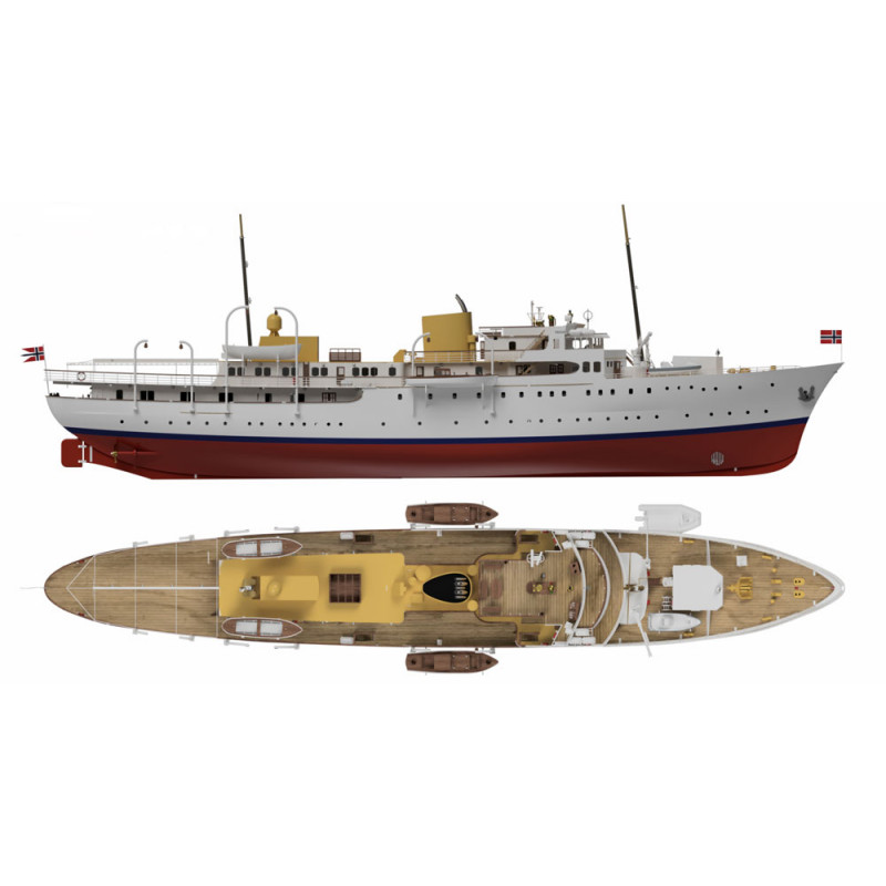 Bateau électrique radiocommandé NORGE 1/60