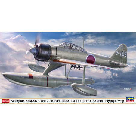 Maquette plastique Nakajima A6M2-N Type 2 Fighter Seaplane (RUFE) SASEBO Flying Group  1:48 | Scientific-MHD