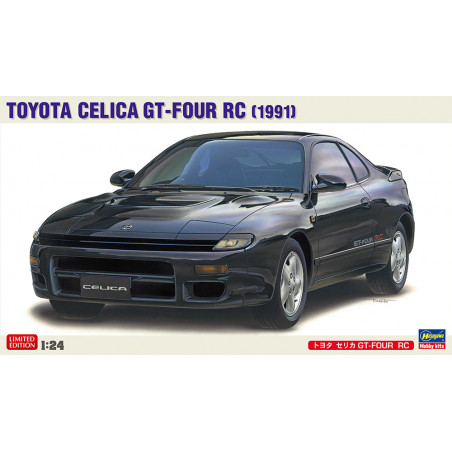 Maquette de voiture en plastique Toyota Celica GT-Four RC 1991 1:24