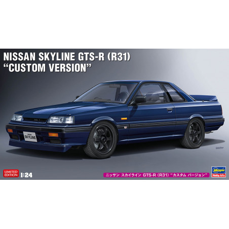 Maquette de voiture en plastique Nissan Skyline GTS-R (R31) « Custom version » 1:24