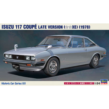 Maquette de voiture en plastique Isuzu 117 Coupé dernière version 1:24 HC50