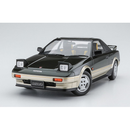 Maquette de voiture en plastique Toyota MR2 (AW11) Première génération G-Limited (Toit ouvrant) 1:24 HC51 | Scientific-MHD