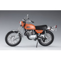 Maquette de moto en plastique Yamaha Enduro DT250 « Orange Mandarine » 1:10 SP529