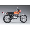 Maquette de moto en plastique Yamaha Enduro DT250 « Orange Mandarine » 1:10 SP529