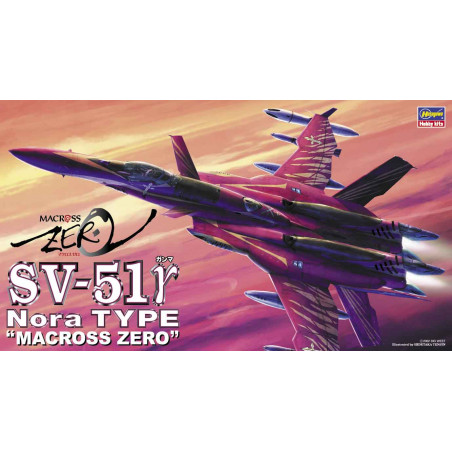 Maquette plastique SV-51 NORA Type MACROSS ZERO 1:72 | Scientific-MHD