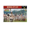 Figurine Medieval city levy 1/72