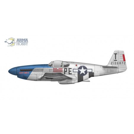Maquette plastique d'avion P-51B Mustang 1/72