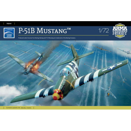 Maquette plastique d'avion P-51B Mustang 1/72