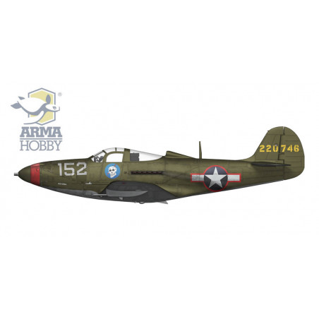 P-51B Mustang 1/72 plastic plane model | Scientific-MHD