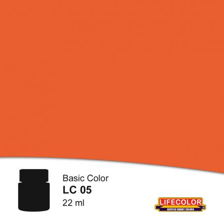 Peinture acrylique POT ACRYLIC ORANGE FONCE 22ml