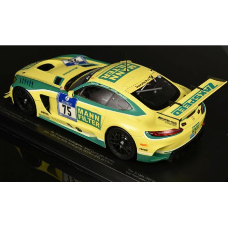 Miniaturauto -Würfel AU1/18 Mercedes AMG GT3 Mann Filter 24. Näureln 1/18 | Scientific-MHD