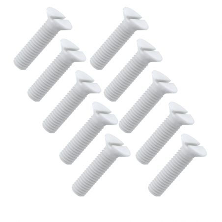 Visserie Vis nylon tête fraisée M5x30mm (10pcs)