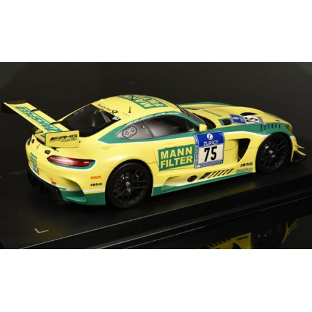 Miniaturauto -Würfel AU1/18 Mercedes AMG GT3 Mann Filter 24. Näureln 1/18 | Scientific-MHD