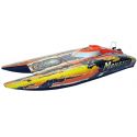 Bateau électrique radiocommandé MONSTER COMBO CATAMARAN Brushless Racing RTS