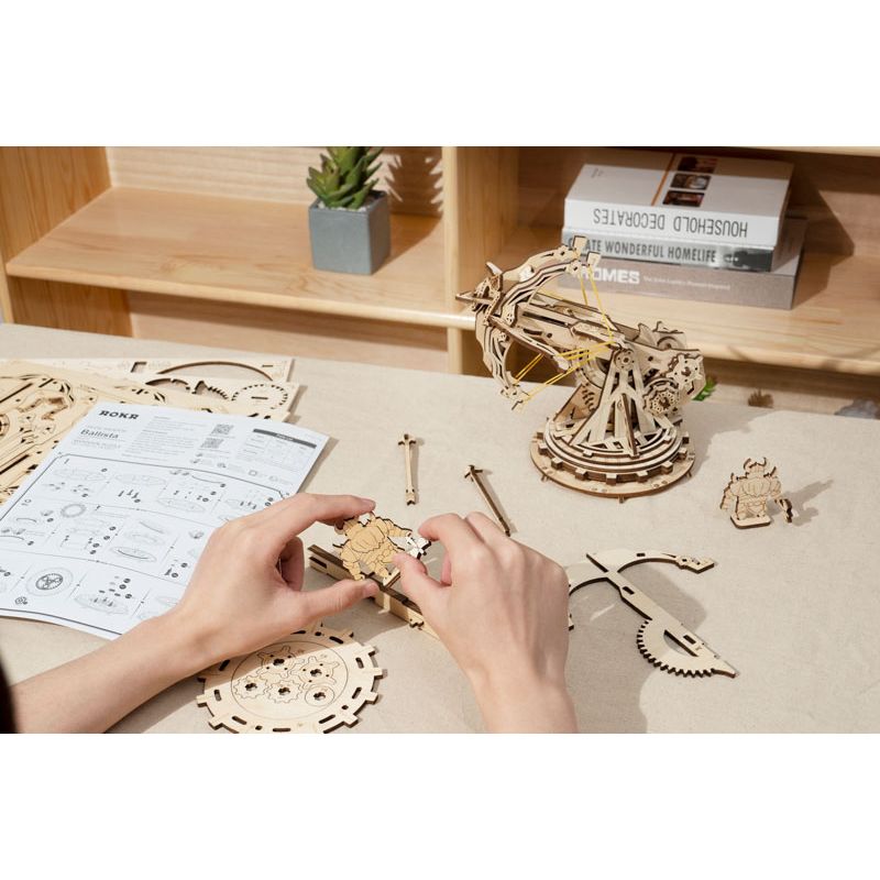 Puzzle 3D mécanique facile pour maquette Arbalète lourde médiévale