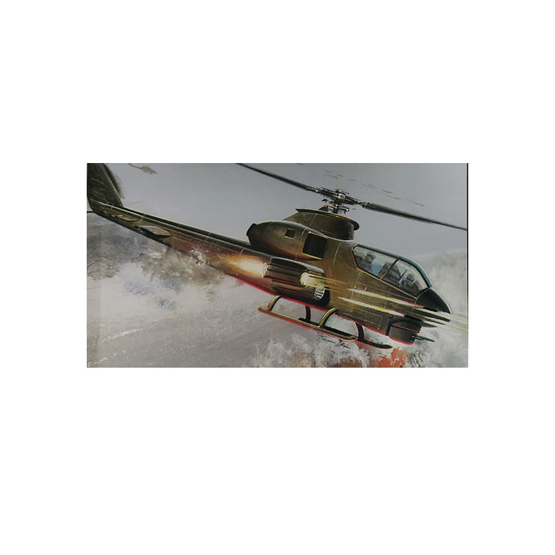 Maquette d'hélicoptère en plastique AH-1G Cobra 1/100