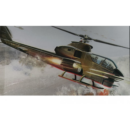 Plastikhubschraubermodell AH-1G Cobra 1/100 | Scientific-MHD