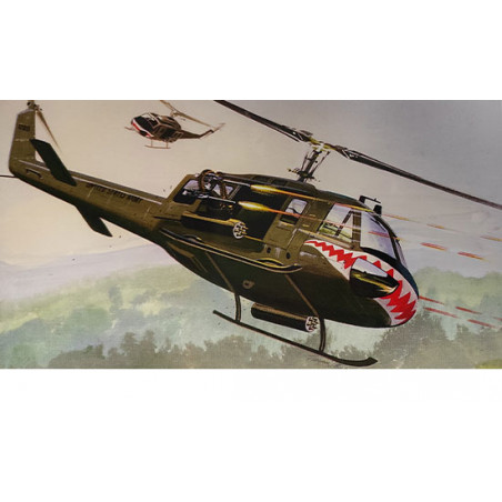 UH-1B HUEY 1/100 plastic helicopter model | Scientific-MHD