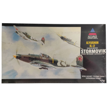 Maquette d'avion en plastique Ilyushin IL-2 Stormovik 1/48