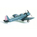 Maquette d'avion en plastique SB2U-2 Vindicator VS-72 USS Wasp (CV7) 1/48 | Scientific-MHD