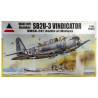 Maquette d'avion en plastique SB2U-3 Vindicator VMSB-241 Battle of Midway1/48