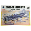 SB2C-1C Helldiver VB-17 plastic plane model at Rabaul 1/48 | Scientific-MHD