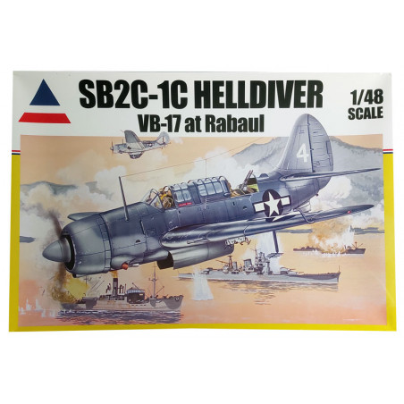 SB2C-1c Helldiver VB-17 Plastikebene Modell bei Rabaul 1/48 | Scientific-MHD