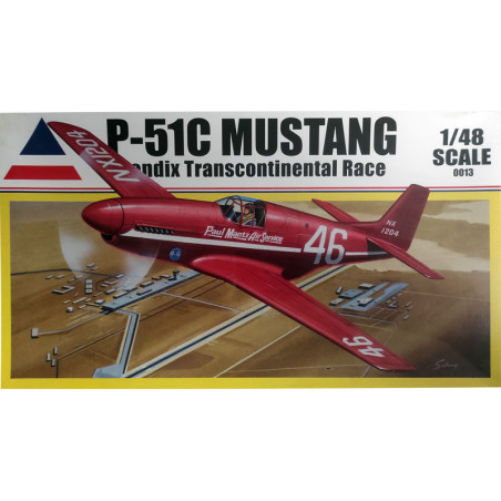 Maquette d'avion en plastique P-51C Mustang Bendix 1/48