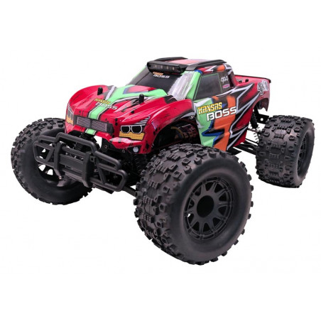 Voiture Télécommandée RC Car Monster Truc étanche RTR Tout-Terrain Voiture  BLEU