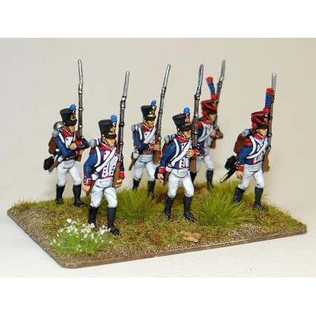 Napoleonic 1815 figurine FRENCH MARCHING | Scientific-MHD