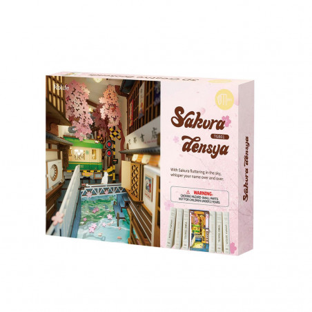 3D puzzle Gewächshaus Buch SAKURA | Scientific-MHD