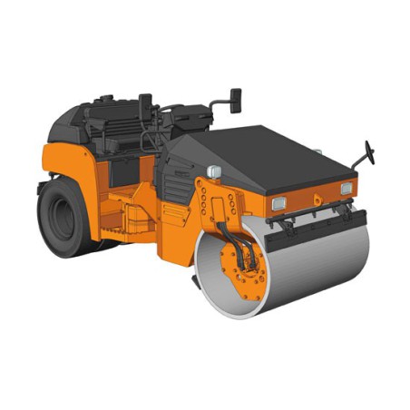 Hitachi Vibrationsplastik-LKW-Modell kombinierter Roller ZC50C-5 | Scientific-MHD