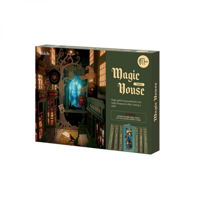 Puzzle 3D intermédiaire Serre-Livres MAGIC Puzzle 3D intermédiaire Serre-Livres MAGIC