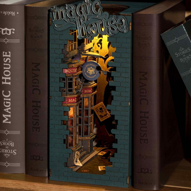 Puzzle 3D intermédiaire Serre-Livres MAGIC Puzzle 3D intermédiaire Serre-Livres MAGIC