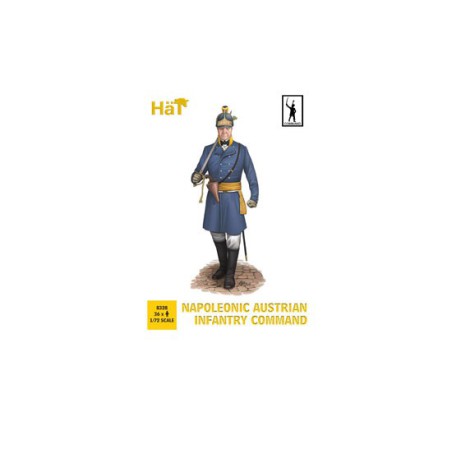 Figurine Napoleonic Austrian Infantry Command 1/72