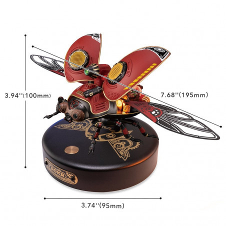 3D puzzle Mechanical ladybug | Scientific-MHD