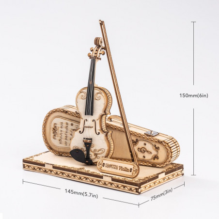 Puzzle 3D Facile Violon