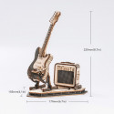 3D puzzle Geige Elektrische Gitarre | Scientific-MHD