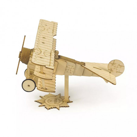 Easy mechanical 3D puzzle for mini FOKKER DR.1 static 1/38 model | Scientific-MHD