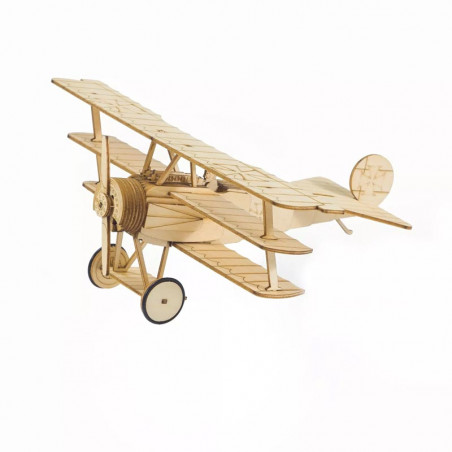 Easy mechanical 3D puzzle for mini FOKKER DR.1 static 1/38 model | Scientific-MHD