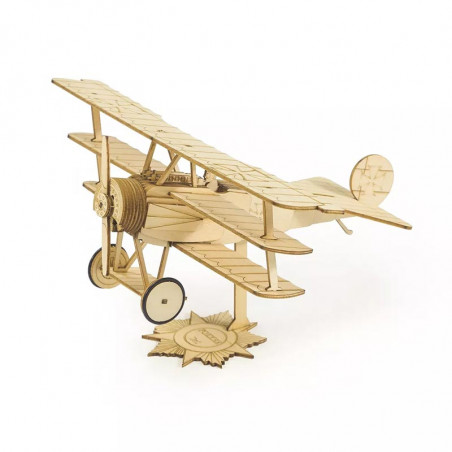 Easy mechanical 3D puzzle for mini FOKKER DR.1 static 1/38 model | Scientific-MHD