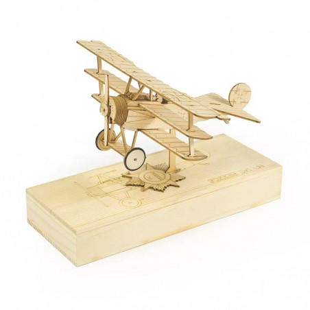 Easy mechanical 3D puzzle for mini FOKKER DR.1 static 1/38 model | Scientific-MHD