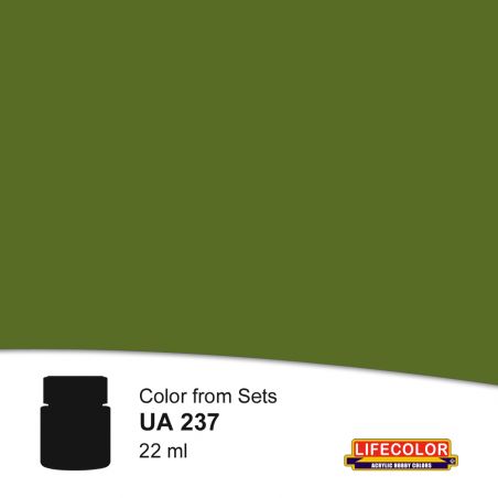 Peinture acrylique Dark Olive (Vert olive foncé) FS 34102 22ml