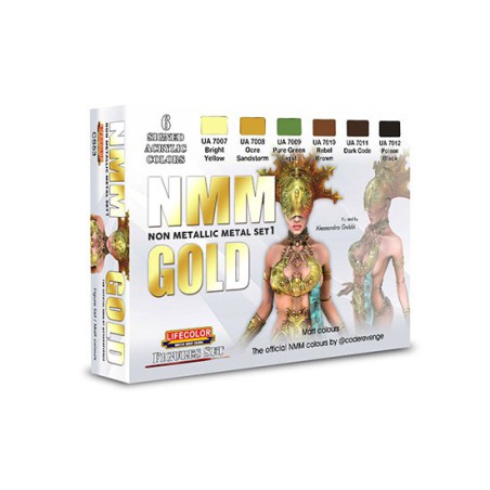 Acrylic paint non -metallic metal set 1 gold | Scientific-MHD