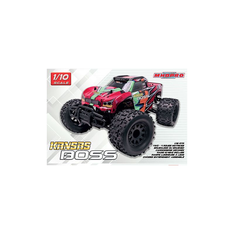 Voiture Télécommandée KANSAS BOSS BR RTR 1/10