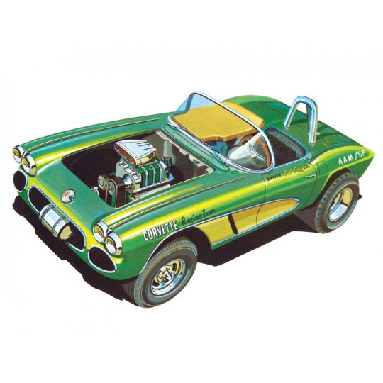 Maquette de voiture en plastique 1962 Chevrolet Corvette 1/25 Maquette de voiture en plastique 1962 Chevrolet Corvette 1/25