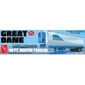 Maquette de camion en plastique - Remorque Frigorifique  Great Dane 40 pieds 1:25