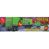 Truck plastic model kit - FRUEHAUF BEADED VAN TRAILER HAULER - RAT FINK 1:25 | Scientific-MHD