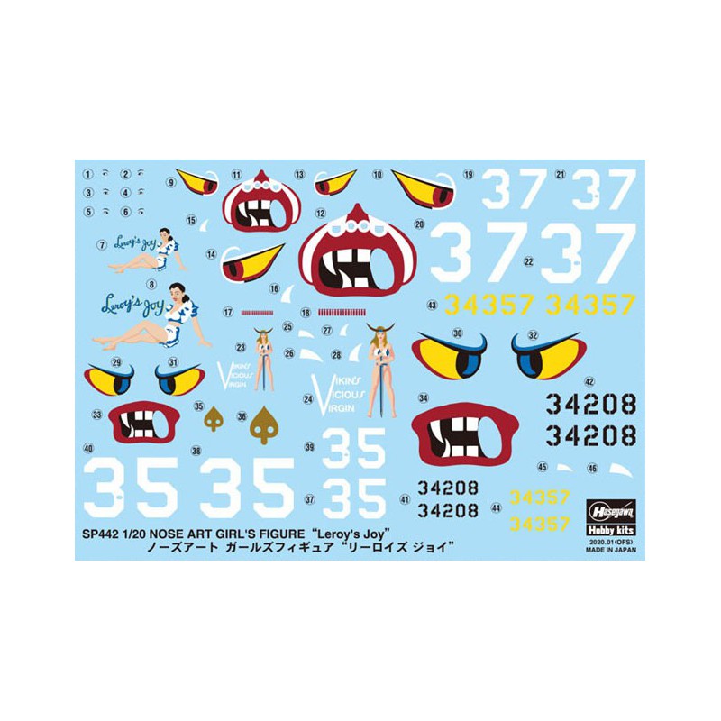 Nose Art Figure Leroy's Joy 1/20 Nose Art Figure Leroy's Joy 1/20