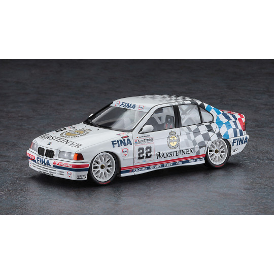 Maquette de voiture en plastique Team Schnitzer BMW 318i BTCC 1993 1/24 Maquette de voiture en...
